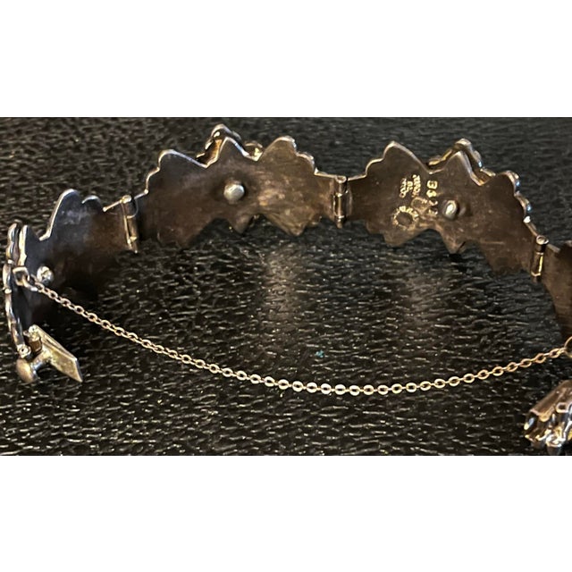 1950s 1950s Margot De Taxco Enamel Jewelry Set For Sale - Image 5 of 10