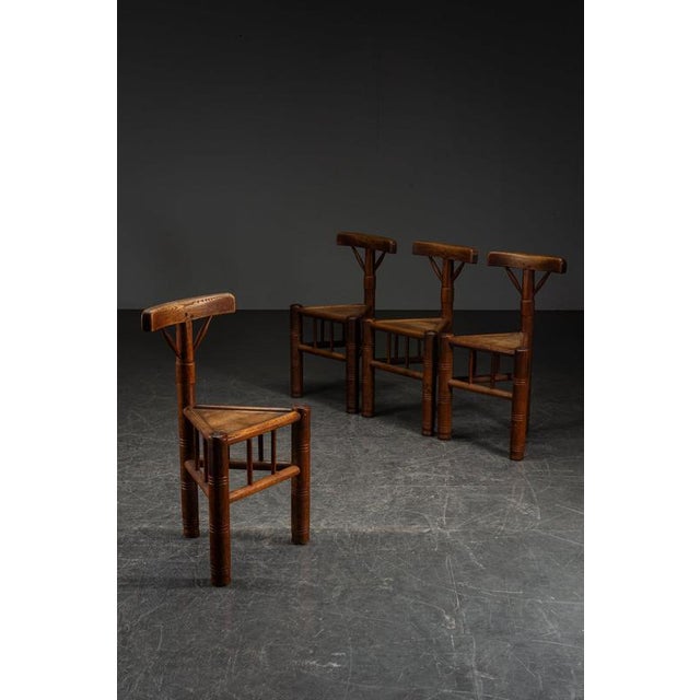 Swedish Tripod Chairs, 1960s, Set of 4 For Sale - Image 13 of 13