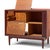 Wood Arne Vodder for Sibast Mid Century Danish Teak Bar Record Cabinet Nightstand With Tambour Door For Sale - Image 7 of 9