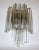 Metal Venini Italian Triedi Glass Wall Sconces - a Pair For Sale - Image 7 of 12