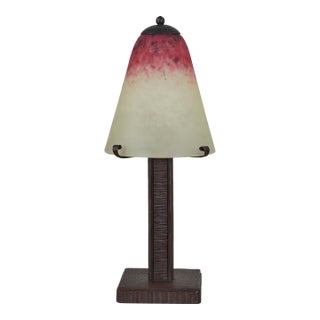 French Art Deco Table Lamp by Charles Schneider 1920s France For Sale