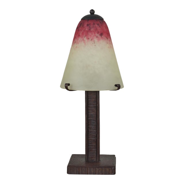French Art Deco Table Lamp by Charles Schneider 1920s France For Sale