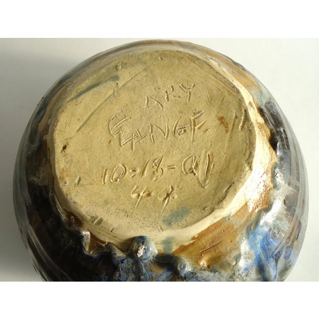 Ceramic Gary Lange Art Nouveau Revival Figural Ceramic Sculptural Jardiniere For Sale - Image 7 of 9