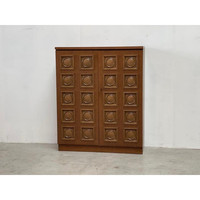 Vintage Brutalist Bar Cabinet, 1970 For Sale - Image 4 of 11