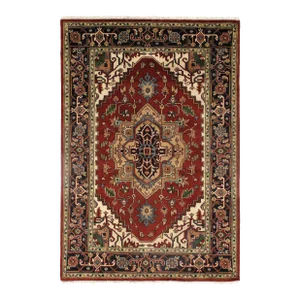 Serapi Design Hand-Knotted Rug
