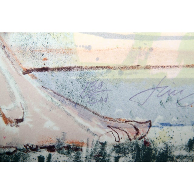 Artist: Jim Jonson, American (1928 - ) Title: Artist and Model Year: 1980 Medium: Lithograph, signed and numbered in...