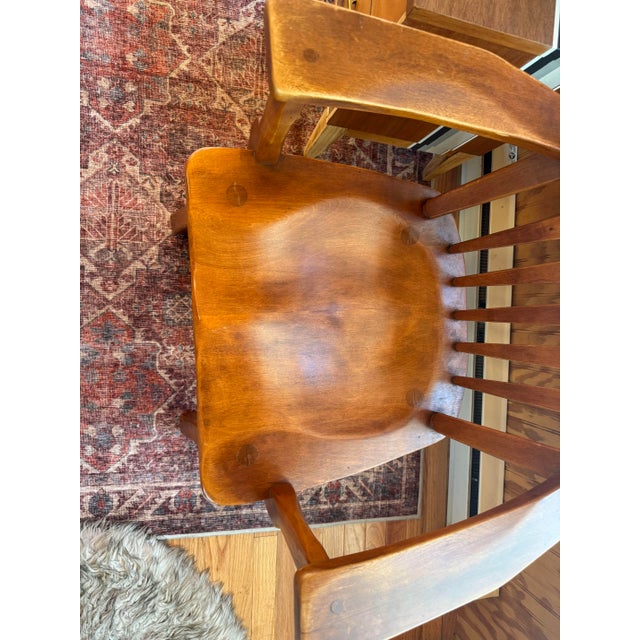 Cushman of Vermont Cushman Colonial Creation "Salem" Armchairs, Pair, Bennington Vt For Sale - Image 4 of 6
