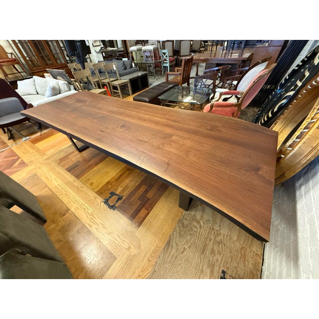 2020s Sentient Live Edge Dining Table For Sale - Image 5 of 12