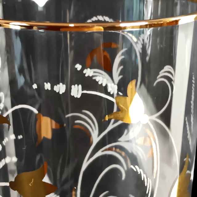 Pottery Barn Gold Scatter Champagne Flutes Set of Two Glasses - A Pair For Sale In Austin - Image 6 of 9