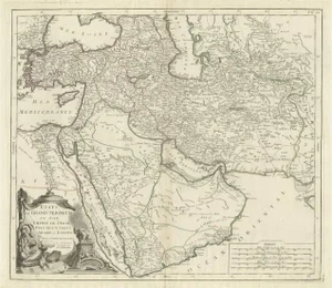 Antique Map of the Turkish Empire with Arabia, 1778
