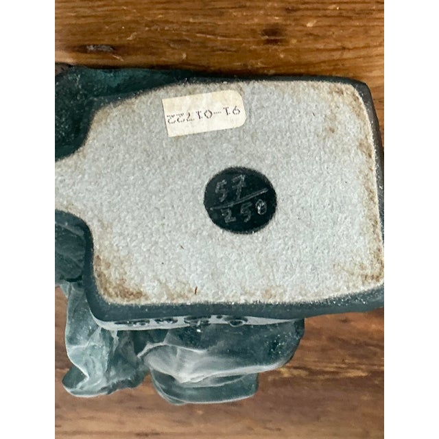 Glass Vintage French Nancy Pate De Verre for Daum Glass Maiden For Sale - Image 7 of 12