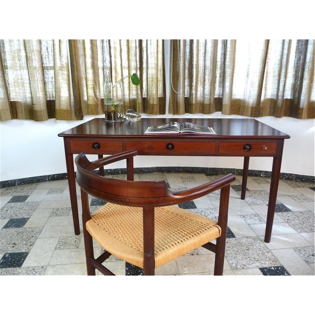 Mahogany Desk by Hans J. Wegner for PP Møbler For Sale - Image 9 of 18