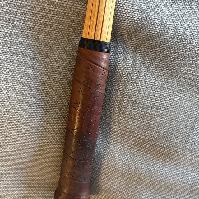 1950s Vintage 1950s Princeton University Private-Label Wooden Tennis Squash Racket – Provenance Verified For Sale - Image 5 of 12