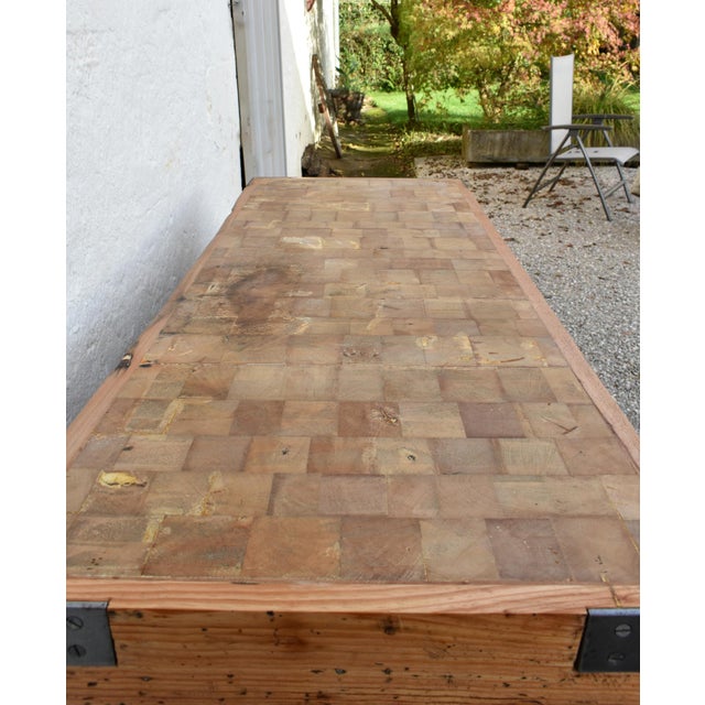 French Art Deco Butchers Block, 1920s For Sale - Image 12 of 17