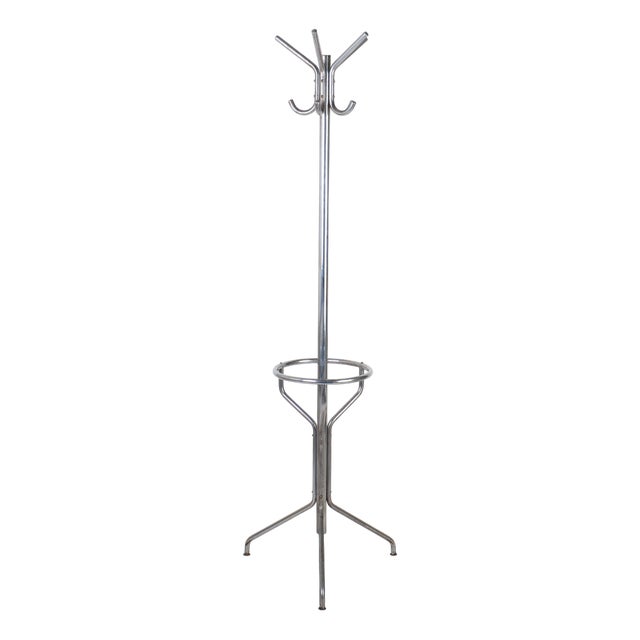 Bauhaus Tubular Steel Coat Rack, 1930s For Sale