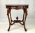 Rococo Revival Carved Walnut & Burl Octagonal Accent Table For Sale - Image 9 of 16