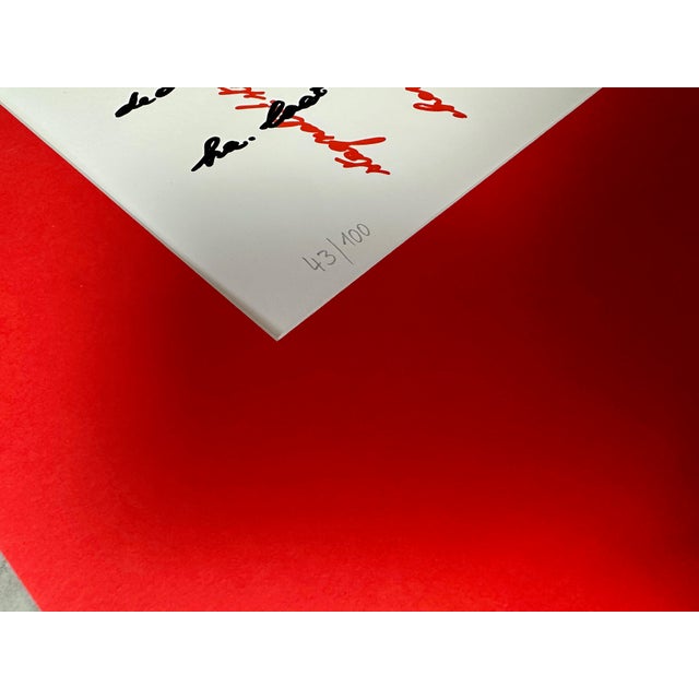 Marcel Van Maele, Untitled, 1960s, Screen Print on Paper, Framed For Sale - Image 6 of 13