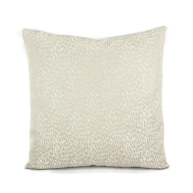 Contemporary Pindler Odessa in Eggshell Pillow Cover For Sale In Portland, OR - Image 6 of 6