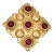 Chanel Collection 23 Gripoix Brooch Victoire de Castellane c1980s Yellow Tone For Sale