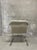 Metal Set of Three Mid Century Modern Chrome Flat-Bar Dining, Office, or Accent Armchairs For Sale - Image 7 of 14