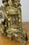 Vintage French Brass Ornate Romantic Couple Mantel Clock For Sale - Image 12 of 16