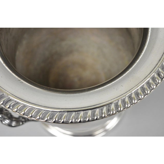 Vintage Traditional Wma Rogers Silver Plated Trophy Cup Urn Champagne Chiller Bar Ice Bucket For Sale - Image 15 of 17