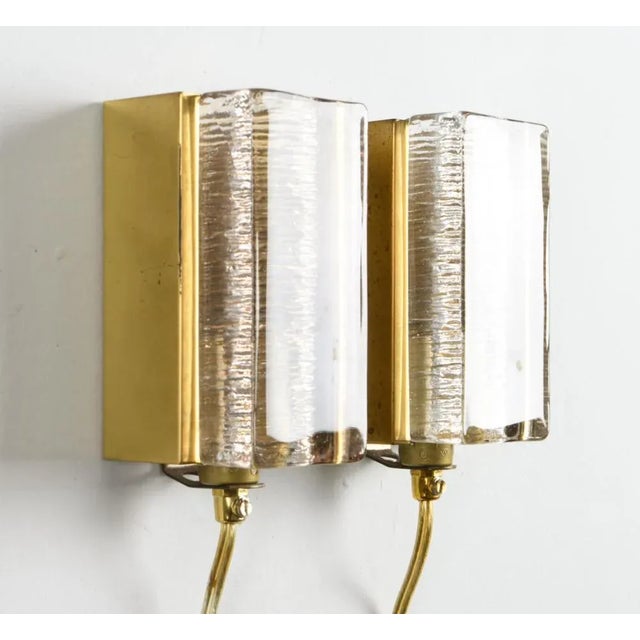 1960's Danish Vitrika Mini Gold Wall Sconces - A Pair For Sale - Image 10 of 12