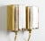 1960's Danish Vitrika Mini Gold Wall Sconces - A Pair For Sale - Image 10 of 12