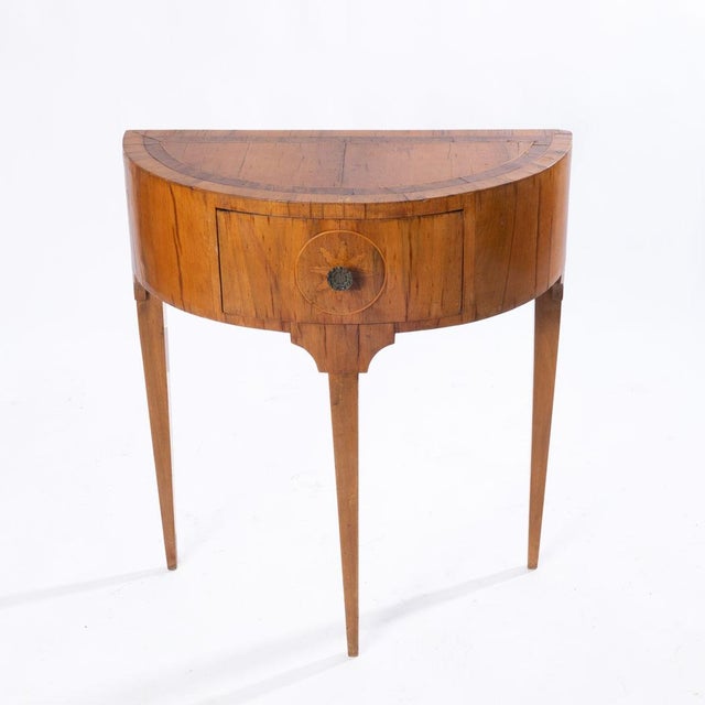 Italian One Drawer Wall Stand with beautiful details. Great for an entry way table to stun guest when they come in.