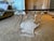 Vintage Acrylic & Glass Swan Coffee Table For Sale - Image 9 of 10