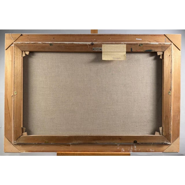 Adalbert Von Wex, Skiers in Garmisch, Early 20th Century, Oil on Canvas For Sale - Image 13 of 14