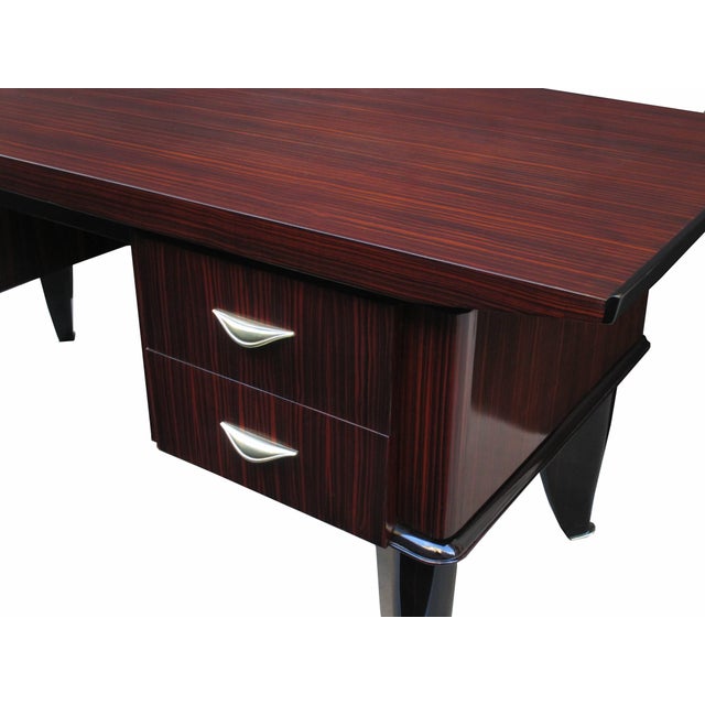 Art Deco Early 20th Century Sanyas et Popot Art Deco Desk For Sale - Image 3 of 9