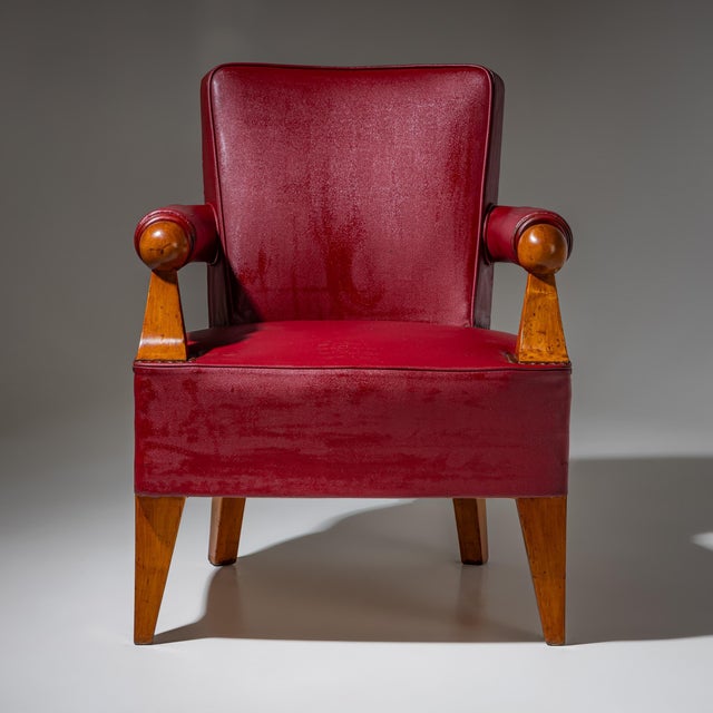 Wood Pair of Armchairs, Italy, 1950s For Sale - Image 7 of 18