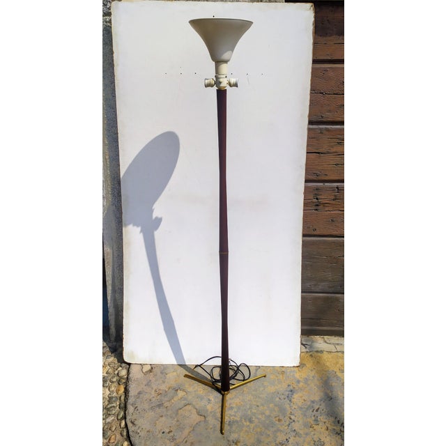 Wood Floor Lamp from Stilnovo, 1940s For Sale - Image 7 of 7