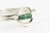 Modernist Malachite Sterling Silver Bangle Bracelet For Sale In Miami - Image 6 of 9