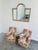 Upholstered Slipper Lounge Chairs Depicting Pheasants and Peon, Set of 2 For Sale - Image 10 of 13