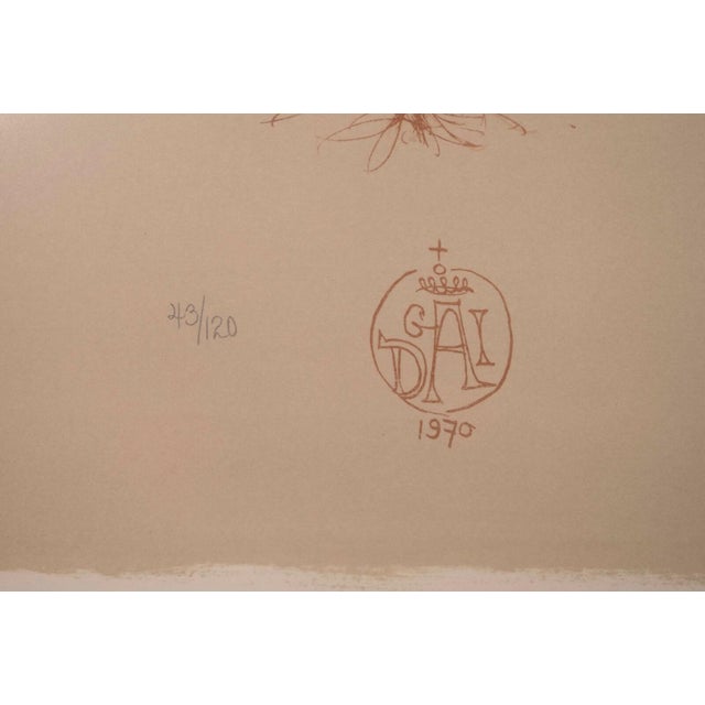 1970s Salvador Dali Le Nu a La Guitarre (The Nude on the Guitar, Serenade) Lithograph For Sale - Image 5 of 9