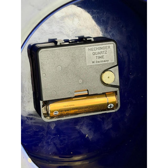 French Mignon Limoges Style Porcelain Mantel Clock, 1970s For Sale - Image 11 of 12