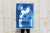 This is an exclusive handprinted unique cyanotype that takes its inspiration from the mid-century modern shapes and the...