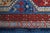 Hand Knotted Wool Geometric Diamond Medallion Tribal Animal Rug Runner 3' X 12' For Sale - Image 9 of 14