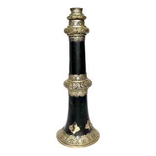 Antique Tibetan Trumpet or Dunchen Telescoping Ceremonial Horn For Sale