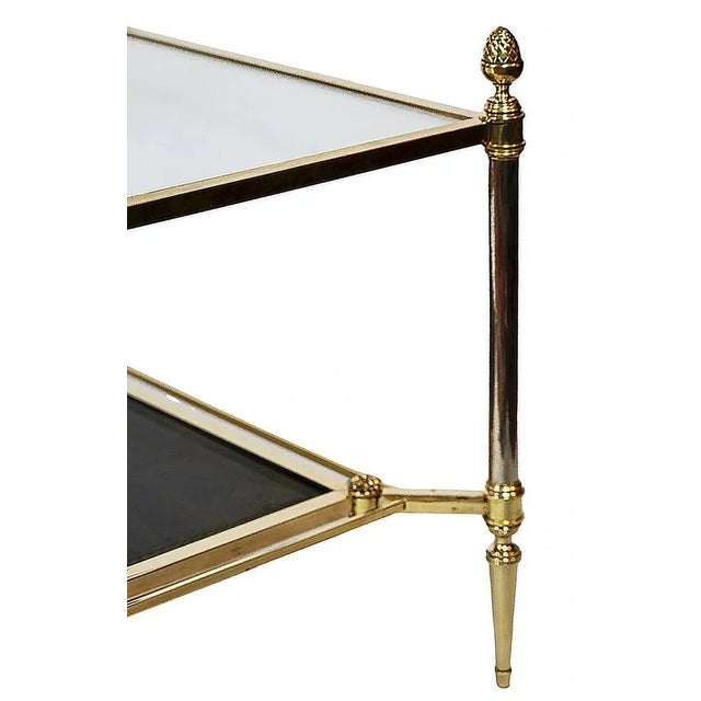 1970s Vintage French Coffee Sofa Table attributed to Maison Jansen, 1960s For Sale - Image 5 of 7