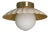 Cream Color Ceiling Flush Mount Lamp For Sale