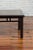 Black Chinese Early 20th Century Black Lacquered Coffee Table with Stone Top Inset For Sale - Image 8 of 13