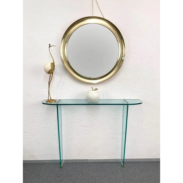 Mid-Century Italian Brass Narciso Mirror by Sergio Mazza for Artemide, 1960s For Sale - Image 10 of 18