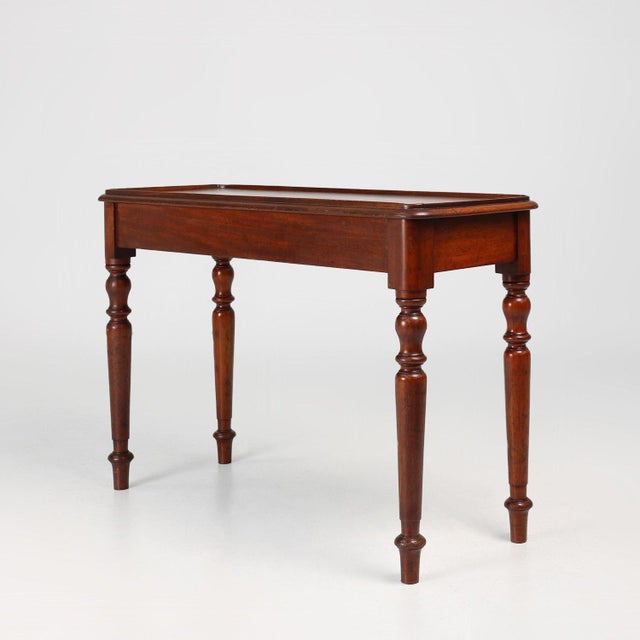 19th Century English Side Table in Full Wood For Sale - Image 11 of 11
