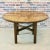 Wood Round Mid Century Walnut Game Table Circa 1960s For Sale - Image 7 of 7