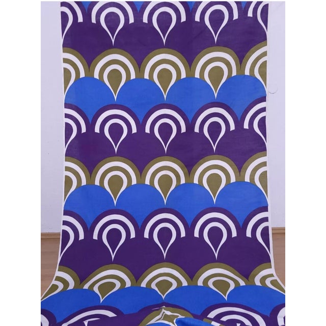 1970s Mid-Century Modern German Fabric Bale for Curtains, 1970s For Sale - Image 5 of 5