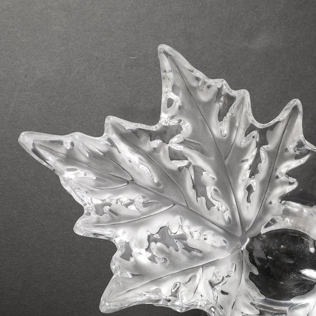 Mid-Century Modernist Crystal "Champs Élysées" Centerpiece Bowl Signed Lalique For Sale - Image 18 of 18