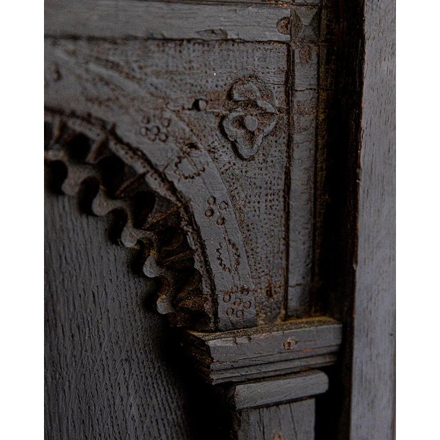 Wood 19th Century Carved Oak Sideboard Buffett For Sale - Image 7 of 13